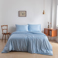 Load image into Gallery viewer, Dekbedovertrek - Sky Blue - Premium
