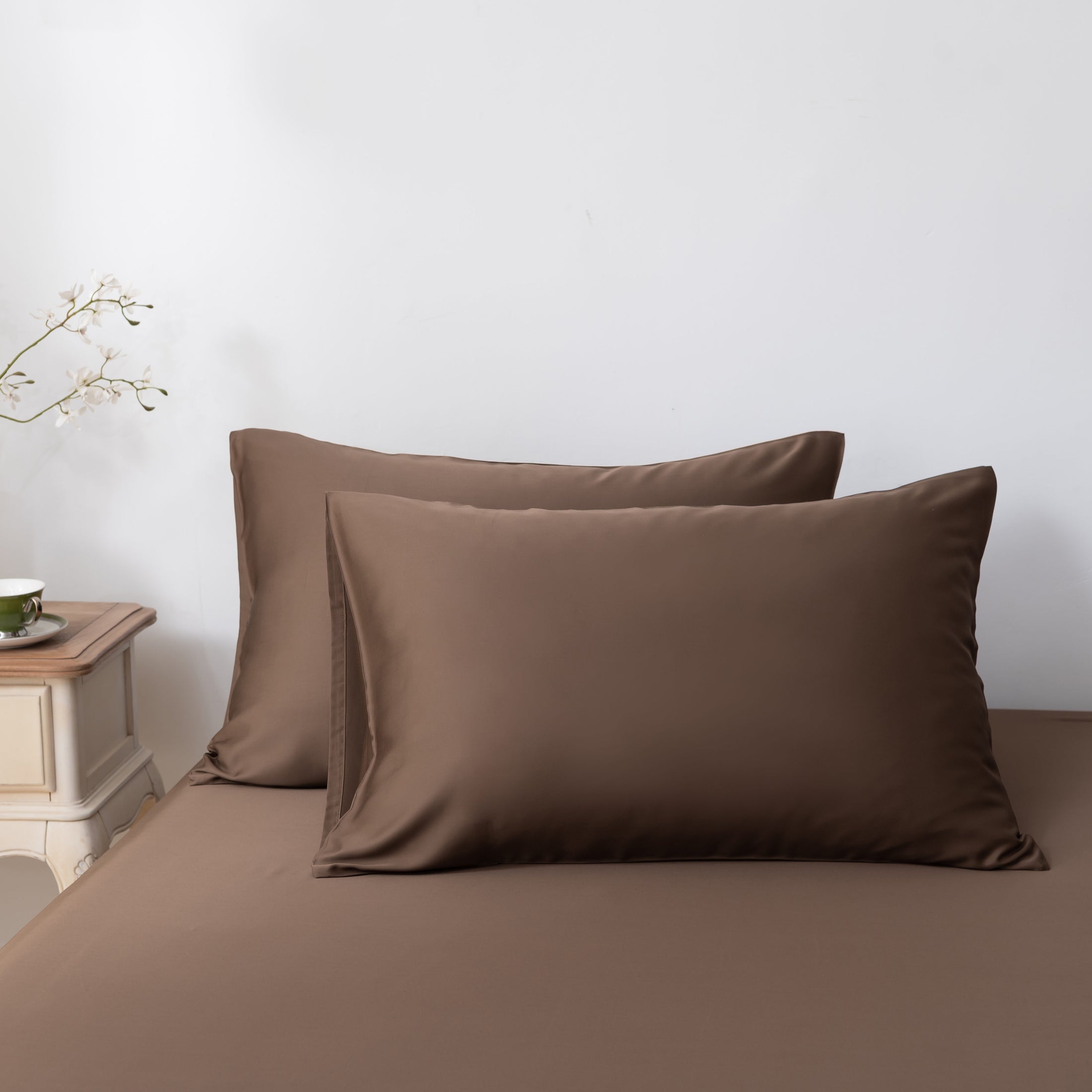 Kussenslopen - Coffee Brown - Premium