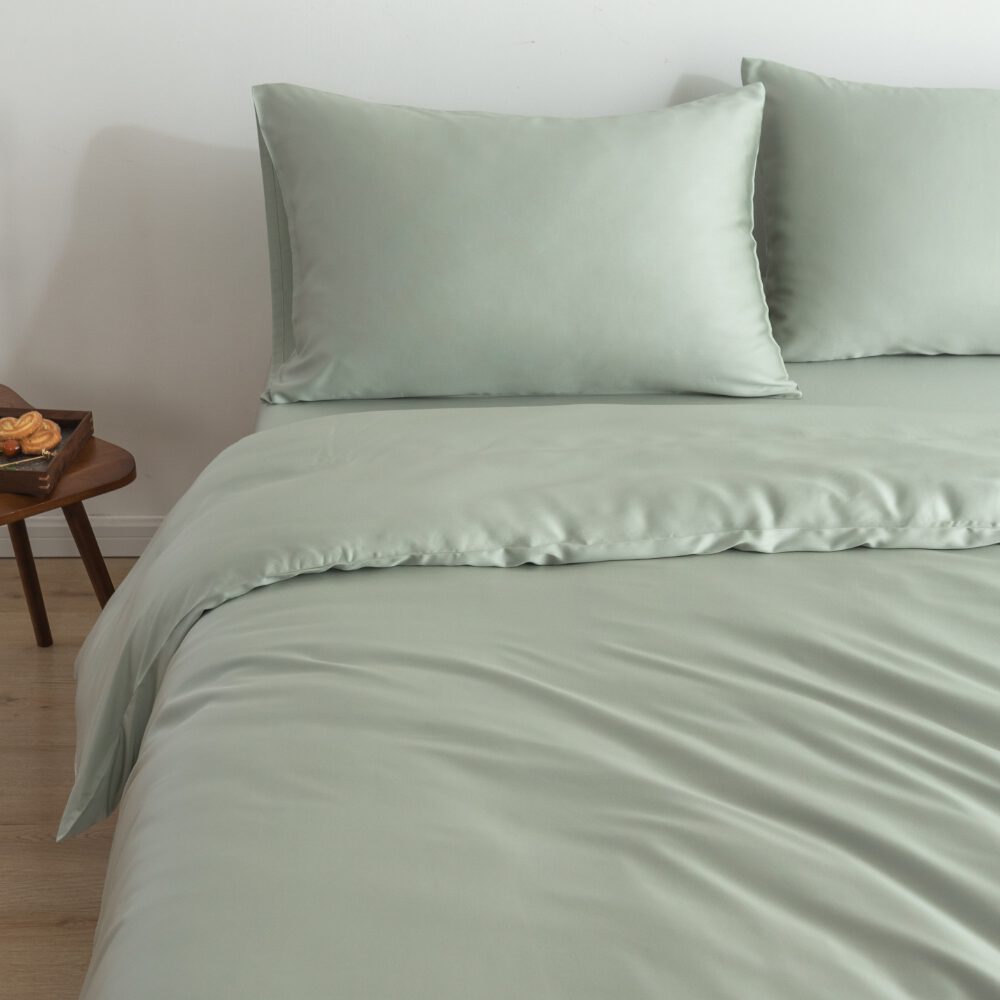 Tweepersoons Beddengoedset L - Sage Green
